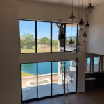 professional window cleaning service in progress with equipment and staff ensuring clear views and sparkling glass in edmond ok